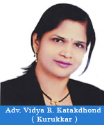 Advocate.Vidya R. Katakdhond ( Kurulkar )
